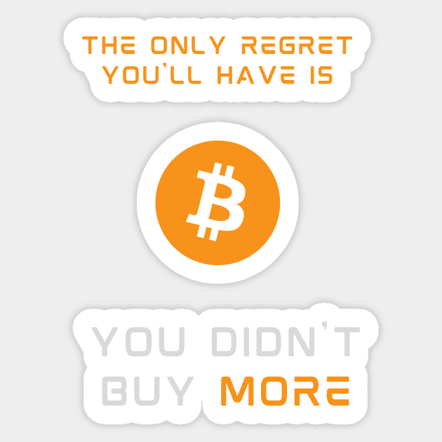 BITCOIN Sticker by GOT A FEELING